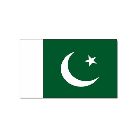 Bunch of Pakistani Flag LOGO stickers small