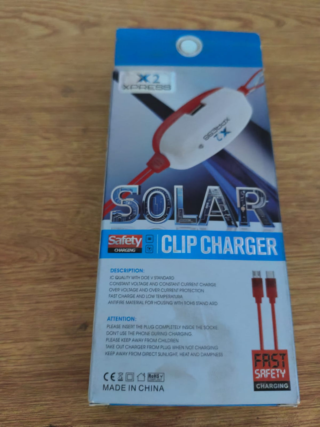 Solar Clip Chrger