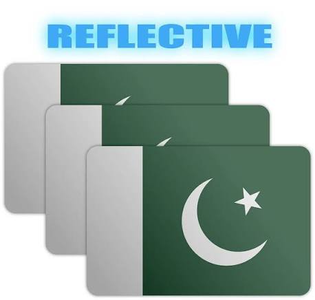 Bunch Of Pakistani Flag LOGO stickers Medium